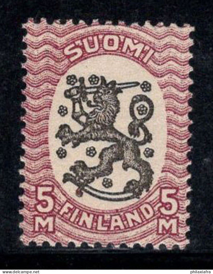 Finlande 1917-18 Mi. 92 A Neuf ** 100% 5 M, Armoiries - Nuovi