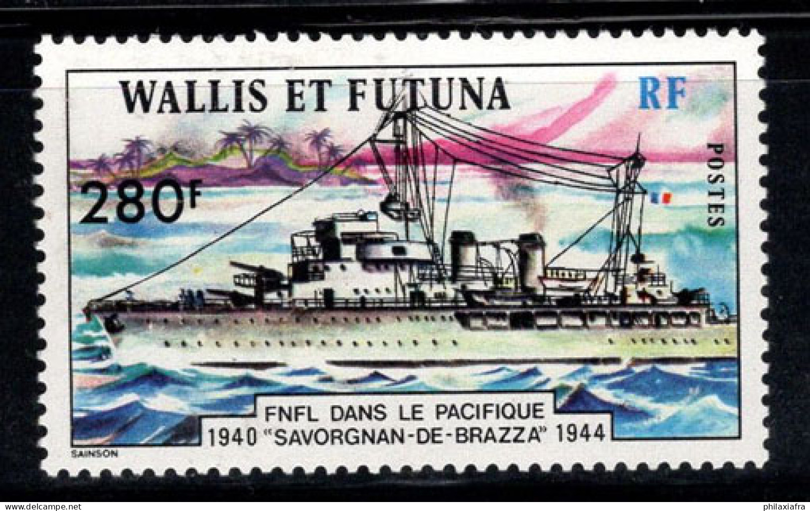 Wallis-et-Futuna 1978 Yv. 212 Neuf ** 100% 280 F, Navire - Ungebraucht