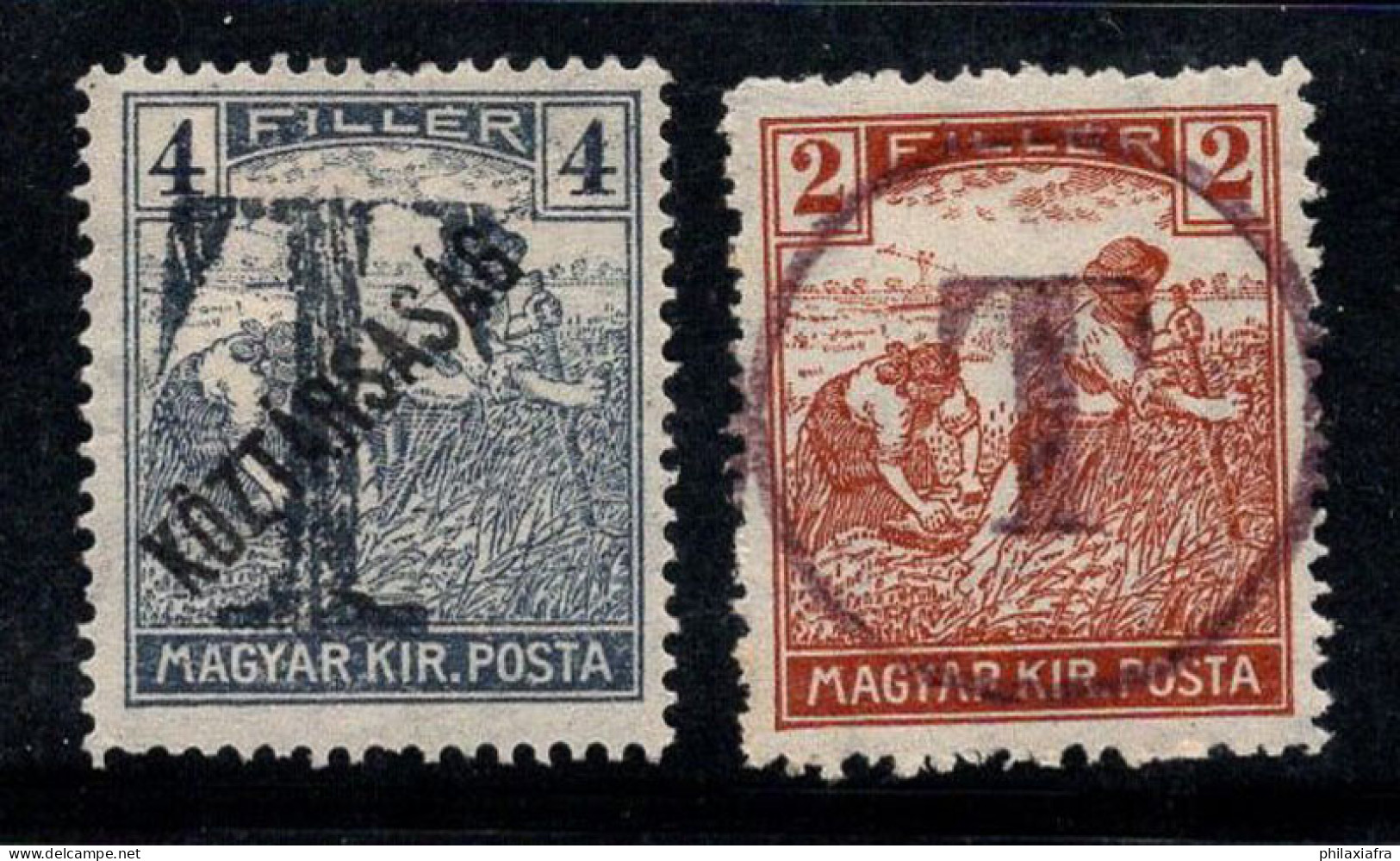 Hongrie 1919 Neuf * MH 100% Surimprimé T Timbre-taxe - Portomarken