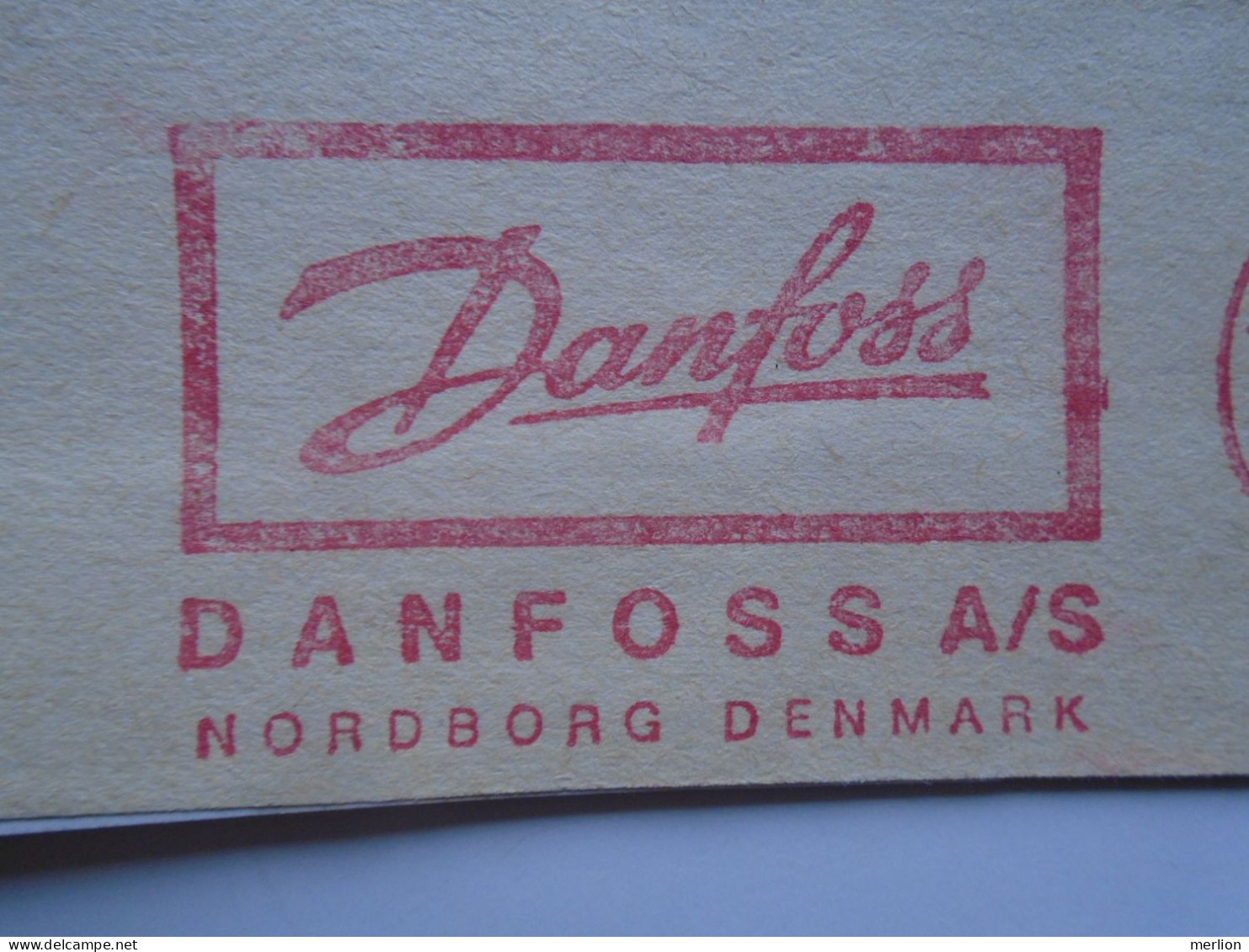 D200338  Red  Meter Stamp - EMA - Freistempel  - Denmark -Danmark - Danfoss - Nordborg 1971  - Electro - Máquinas Franqueo (EMA)