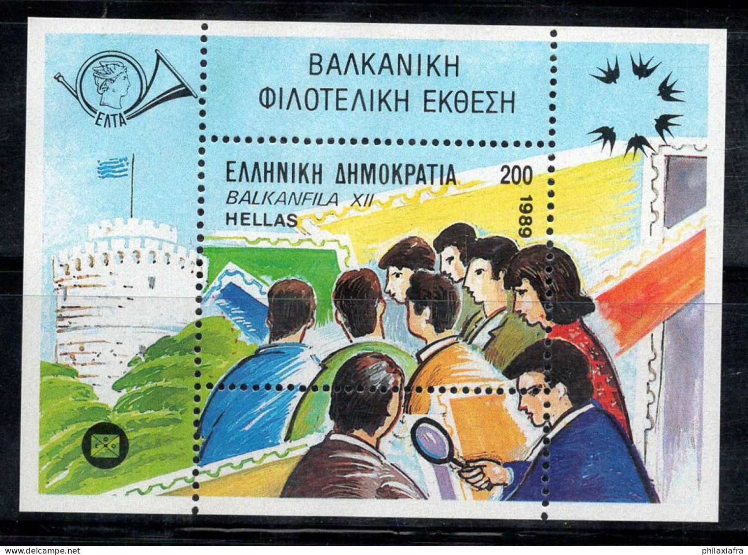 Grèce 1989 Mi. Bl.7 Bloc Feuillet 100% Neuf ** Collectionneurs De Timbres - Blocks & Sheetlets