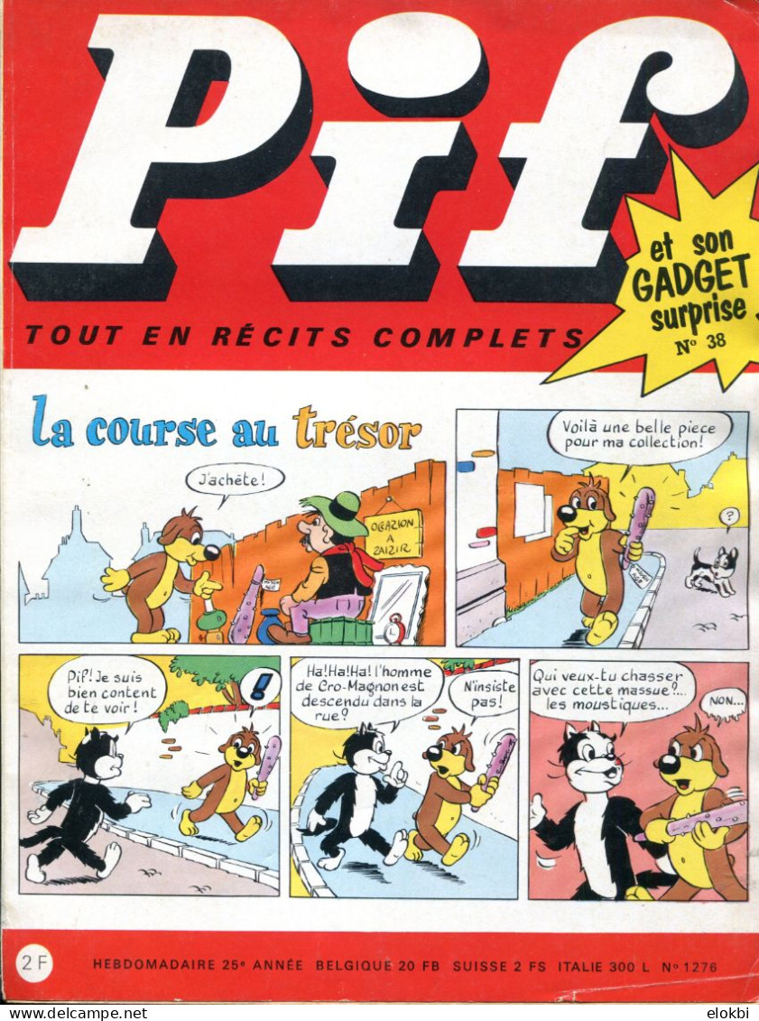 Pif Gadget N°38 - Jacques Flash "Miracles à Colombes" - Le Grèlé 7/13 "Le Mendiant Qui Valait Une Fortune" - - Pif Gadget