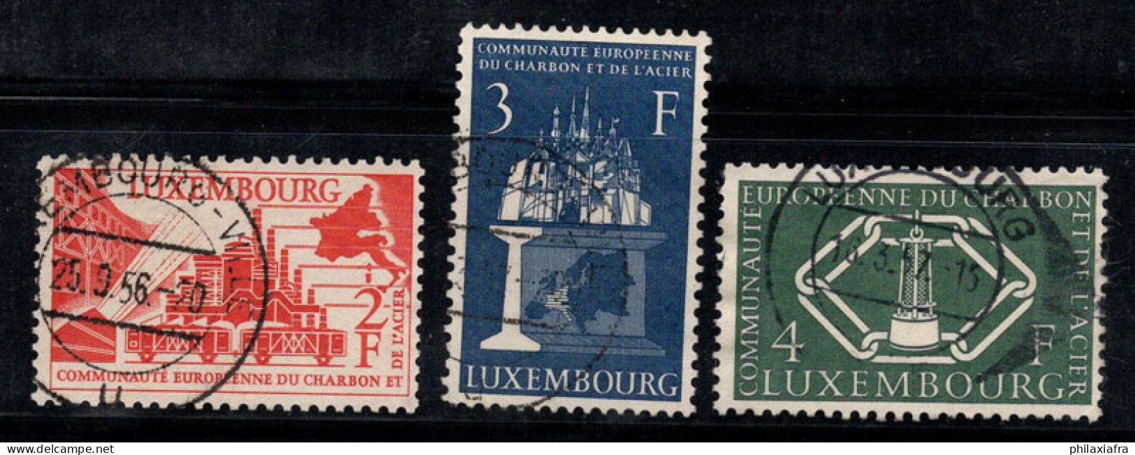 Luxembourg 1956 Mi. 552-554 Oblitéré 100% Montanunion - Used Stamps