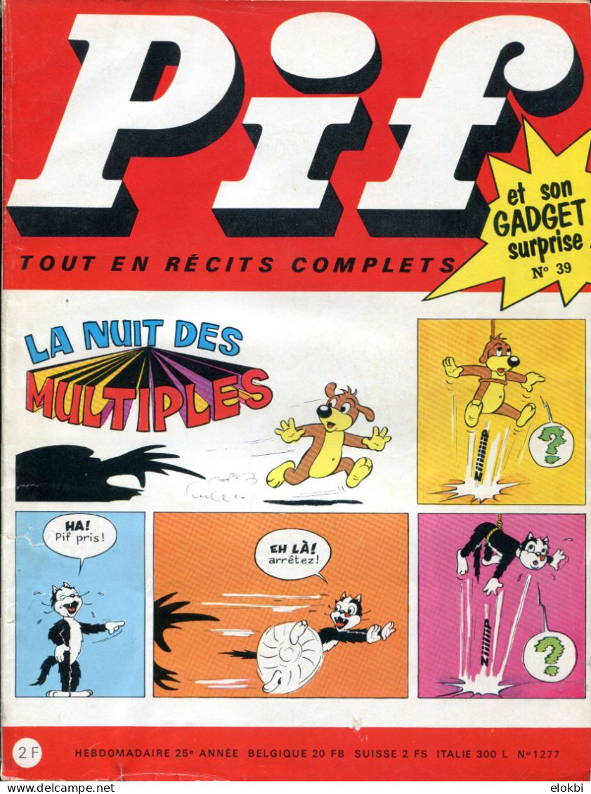Pif Gadget N°39 - Rahan "Le Pays à Peau Blanche" - Teddy Ted "Balles Pour L'honneur" - - Pif Gadget
