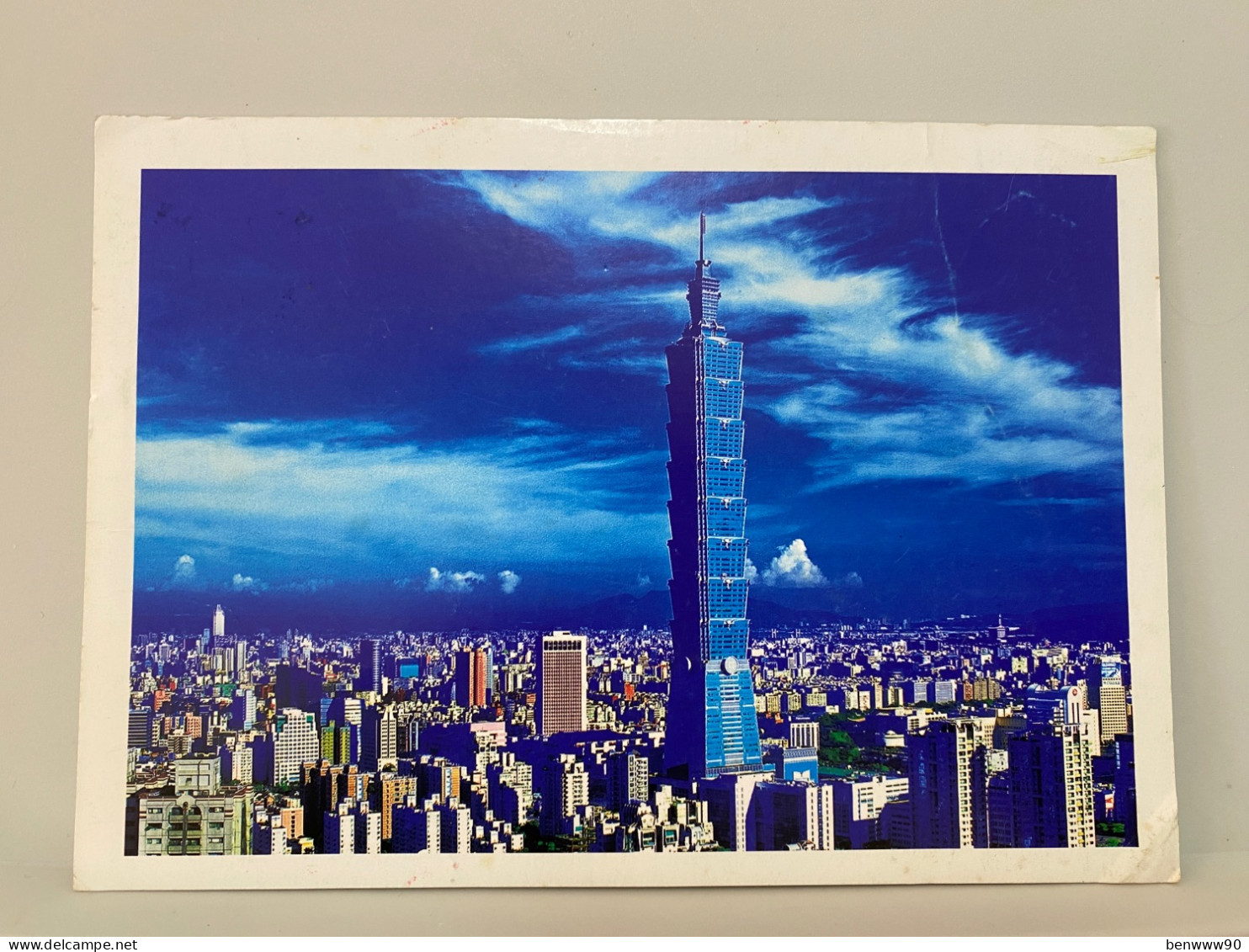 Sinyi Business Complex TAIPEI 101, Used, TAIWAN Postcard - Taiwán