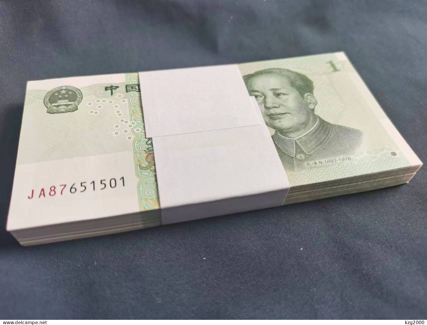 China 2019 Paper Money RMB  1 Yuan  Banknote  100 Banknotes  Original Factory Bundled Continuous Numbering (1-100) - China