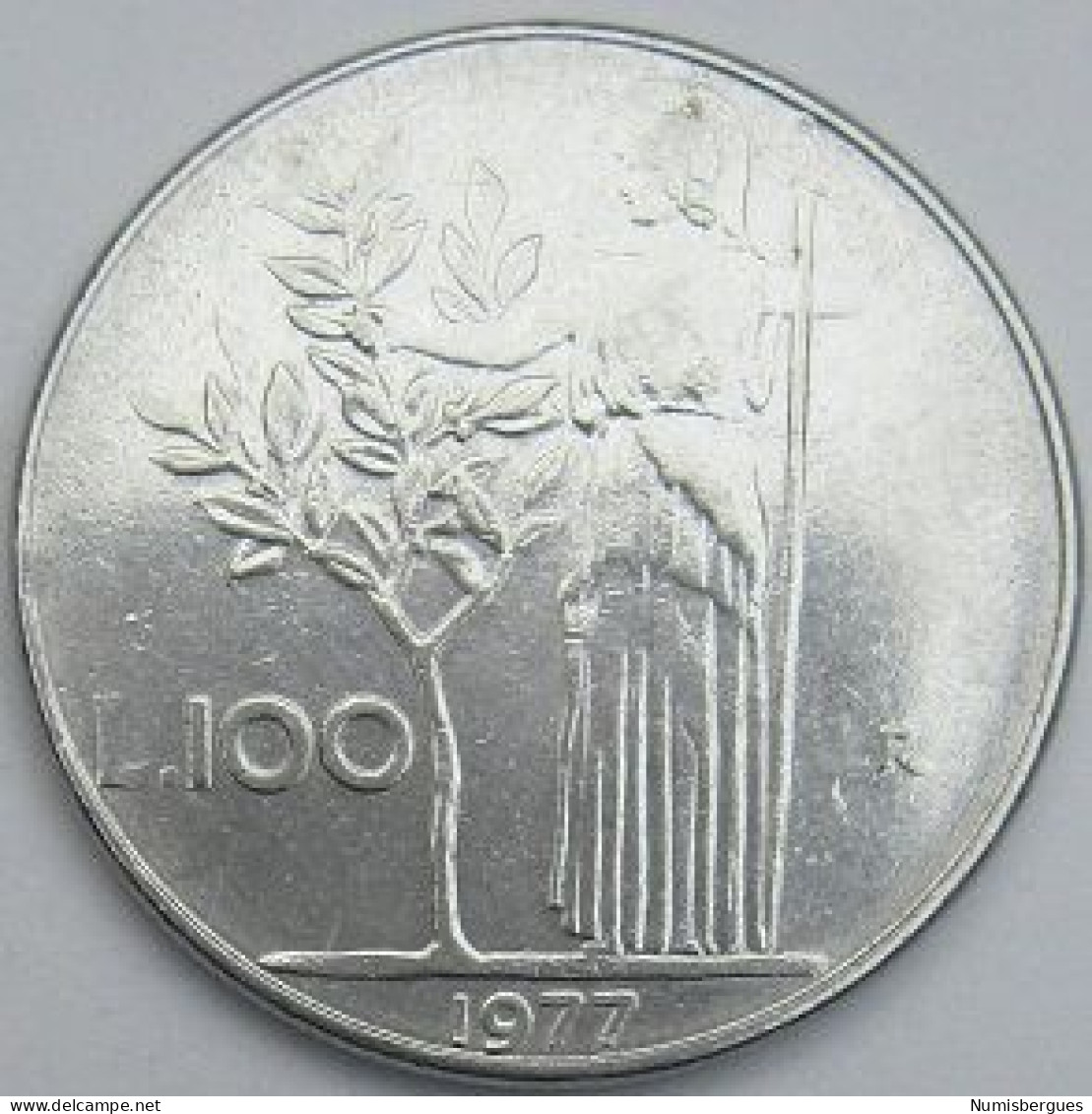 Pièce De Monnaie 100 Lire 1977 - 100 Liras