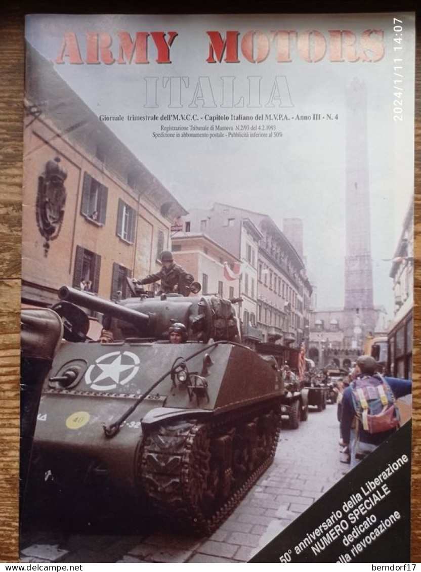 ARMY MOTORS  - 50° ANNIVERSARIO DELLA LIBERAZIONE - Weltkrieg 1939-45