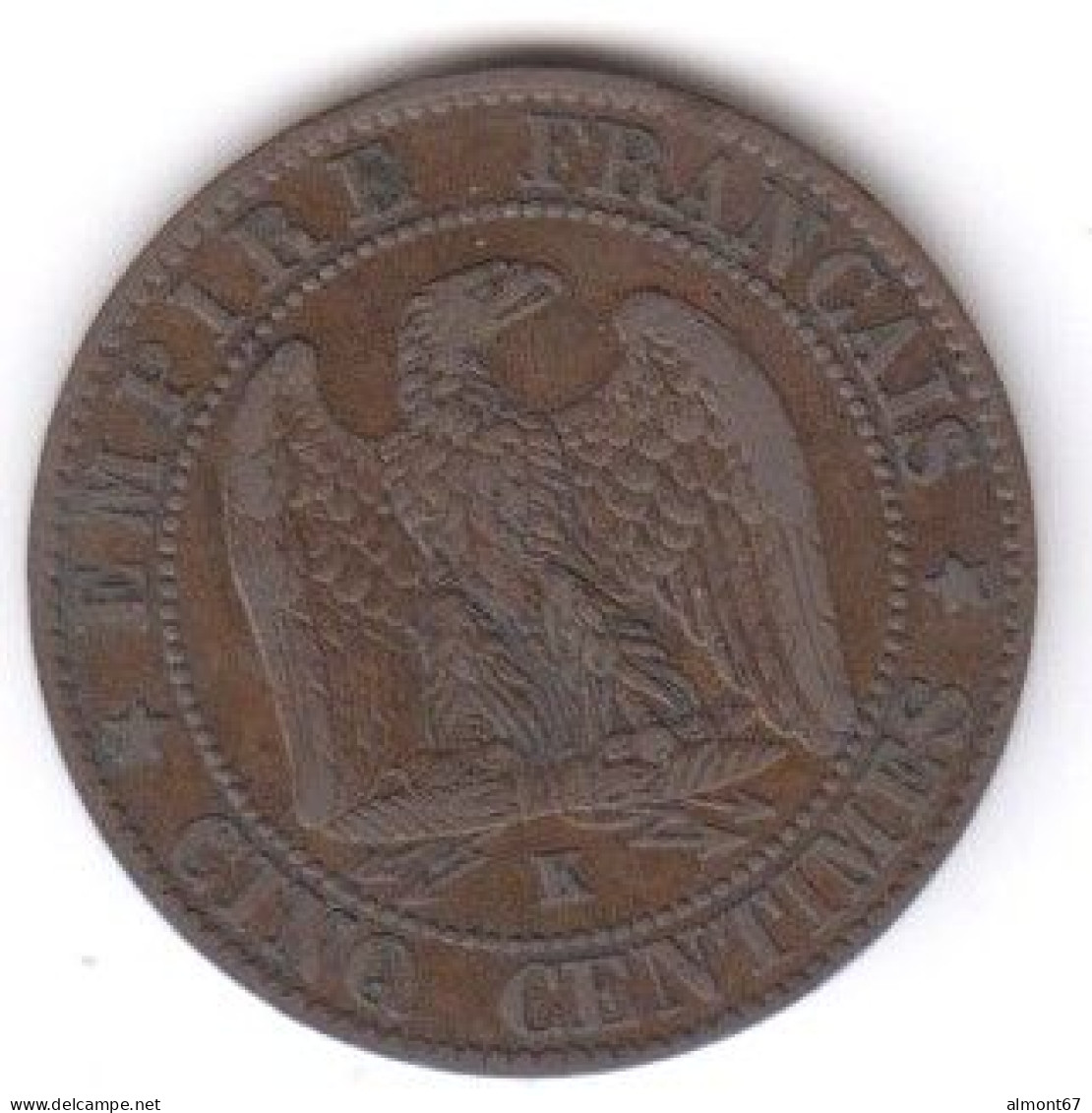 NAPOLEON III  - 5 Centimes   1856 K - 5 Centimes