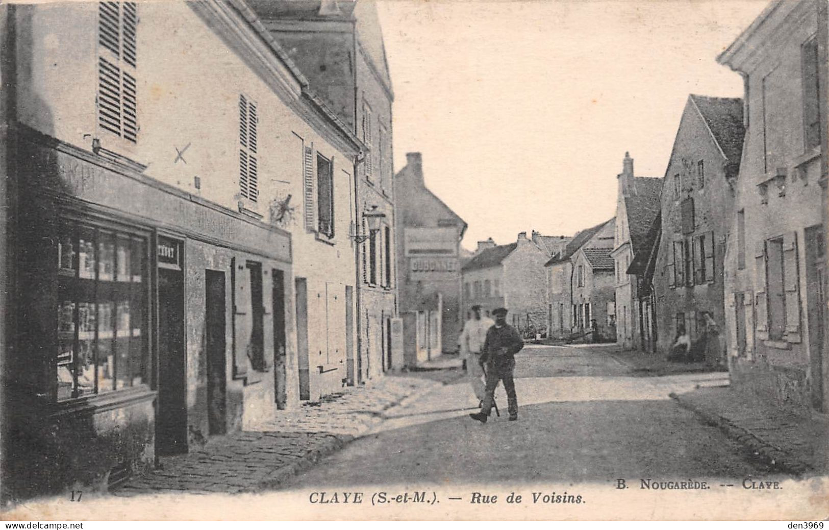 CLAYE-Souilly (Seine-et-Marne) - Rue De Voisins - Ecrit (2 Scans) Vincent, Rue De La Mouche à Saint-Laurent-les-Macon - Claye Souilly