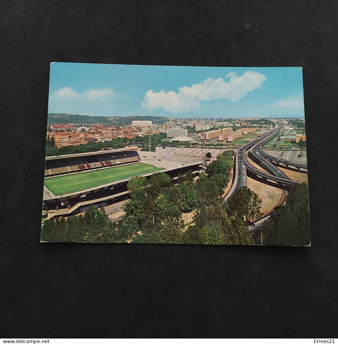 Cartolina Anni 60. Roma. Panoramica Dello Stadio Flaminio. Condizioni Eccellenti. Nuova. - Stadiums & Sporting Infrastructures