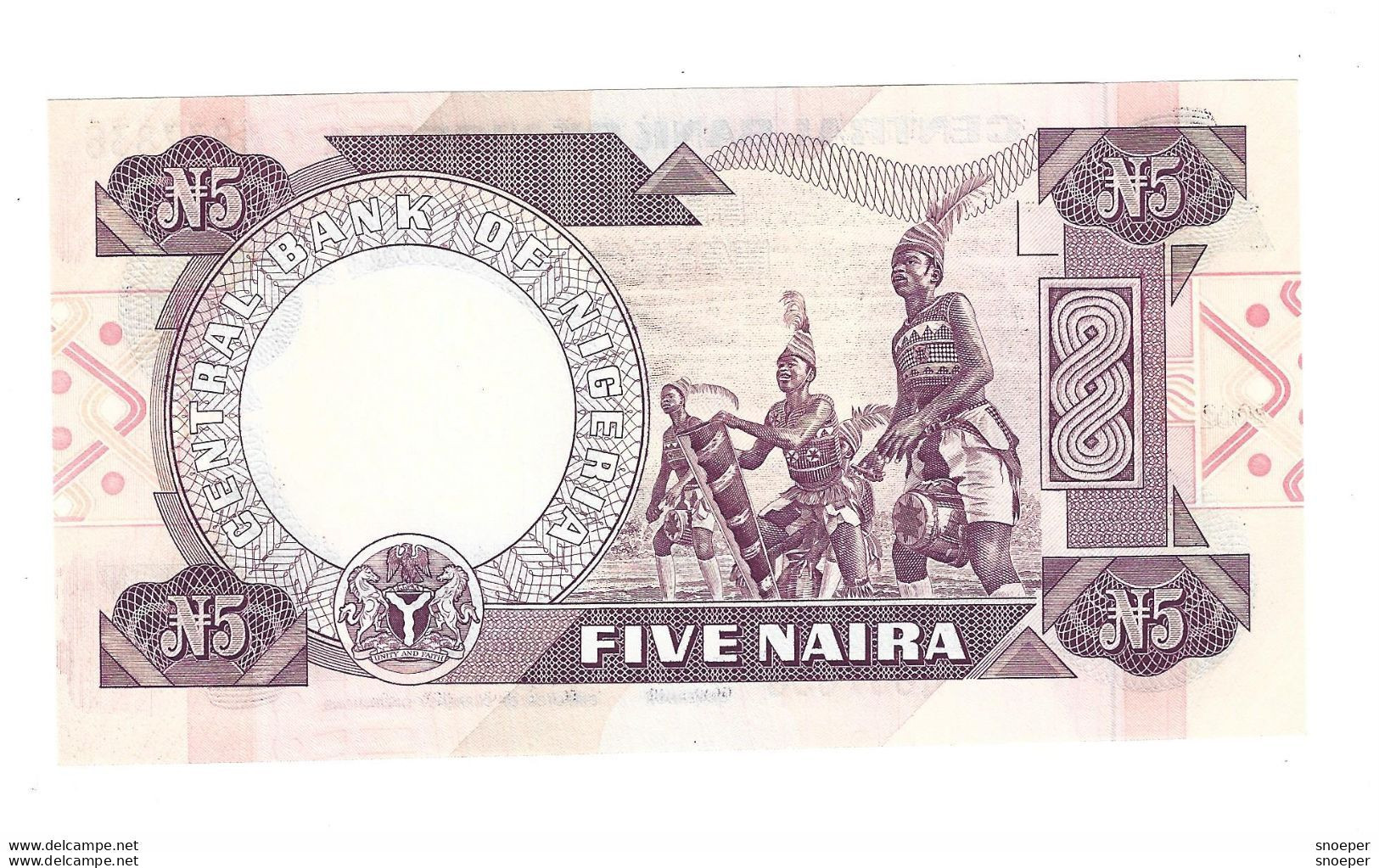 *nigeria 5 Naira 2002 24g Sig 11   Unc - Nigeria