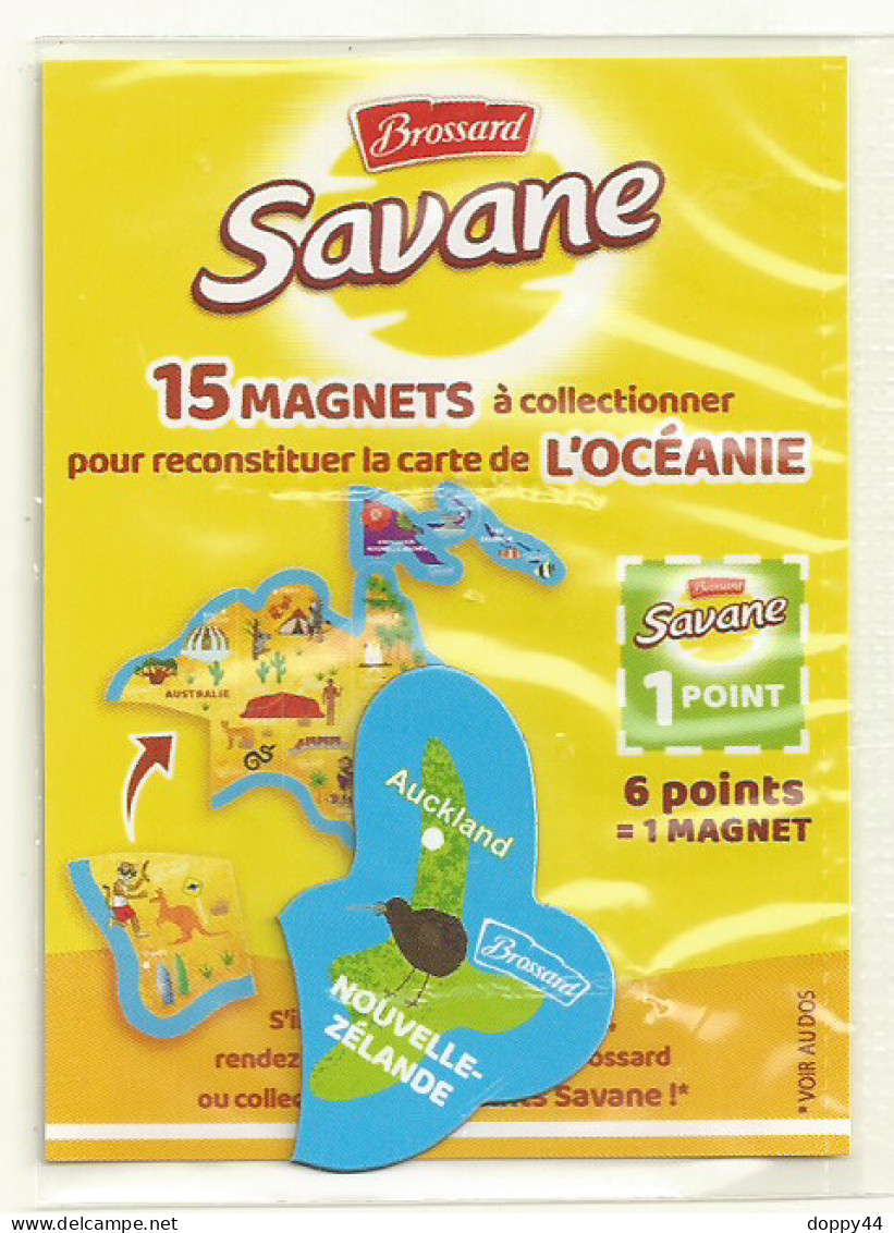 MAGNET SAVANE OCEANIE NOUVELLE ZELANDE SOUS BLISTER FERME. - Tourismus