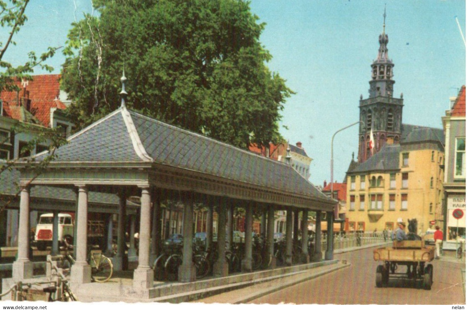 GOUDA - VISBANK MET ST. JANS KERK - F.P. - Gouda