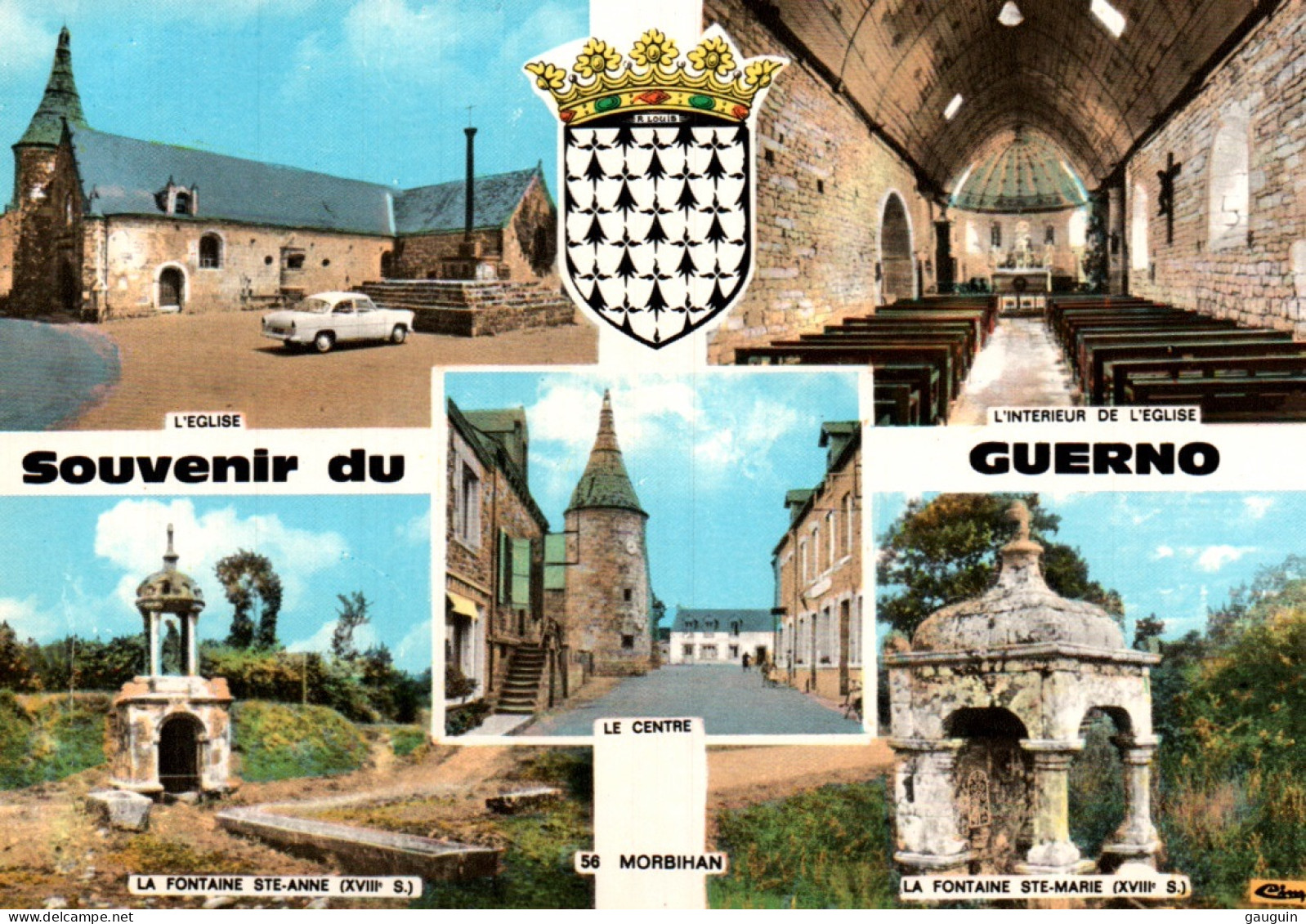 CPSM - LE GUERNO - Souvenir De ...Multivues - Edition Combier - Muzillac