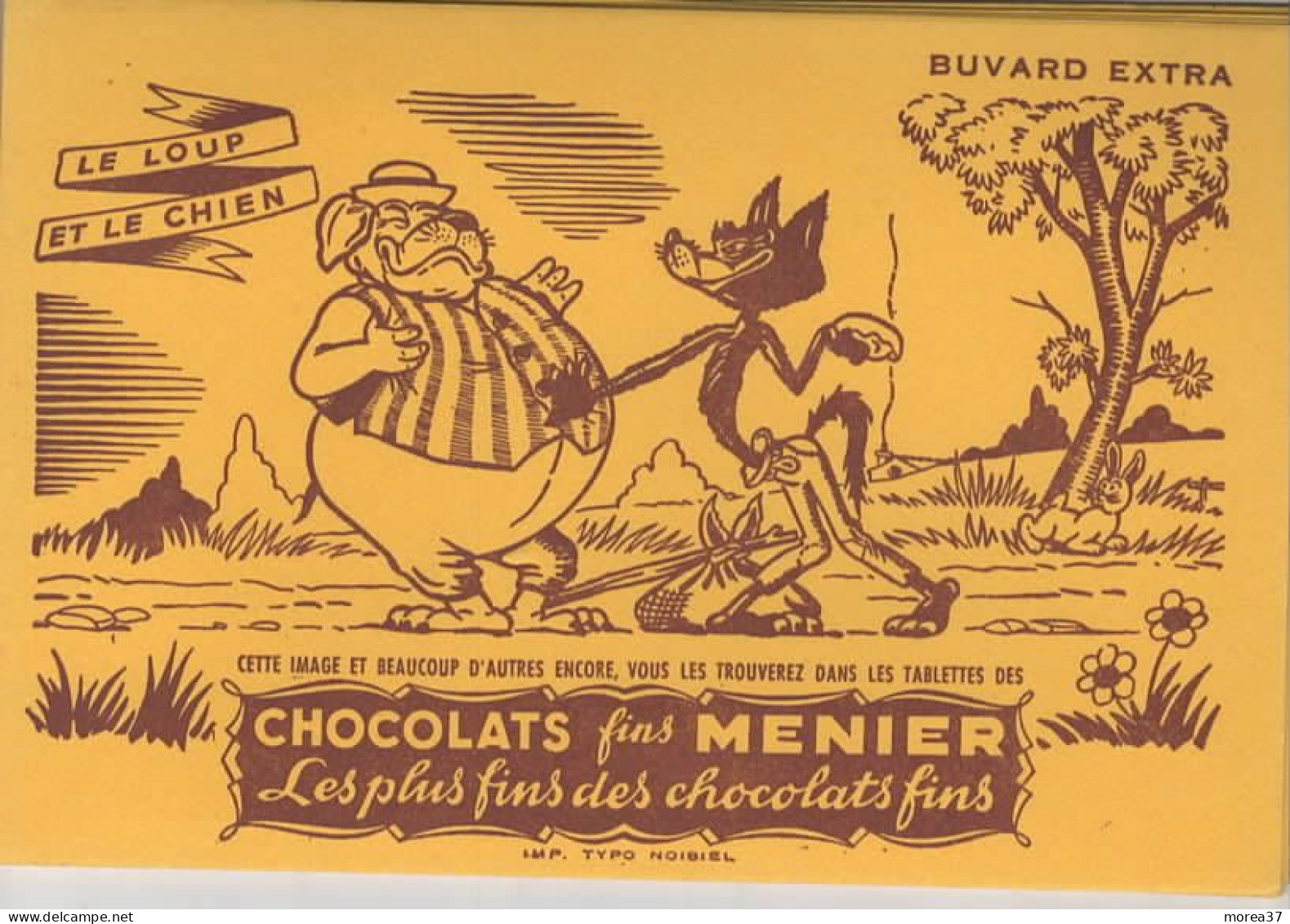 BUVARD  CHOCOLATS FINS MENIER - Cacao