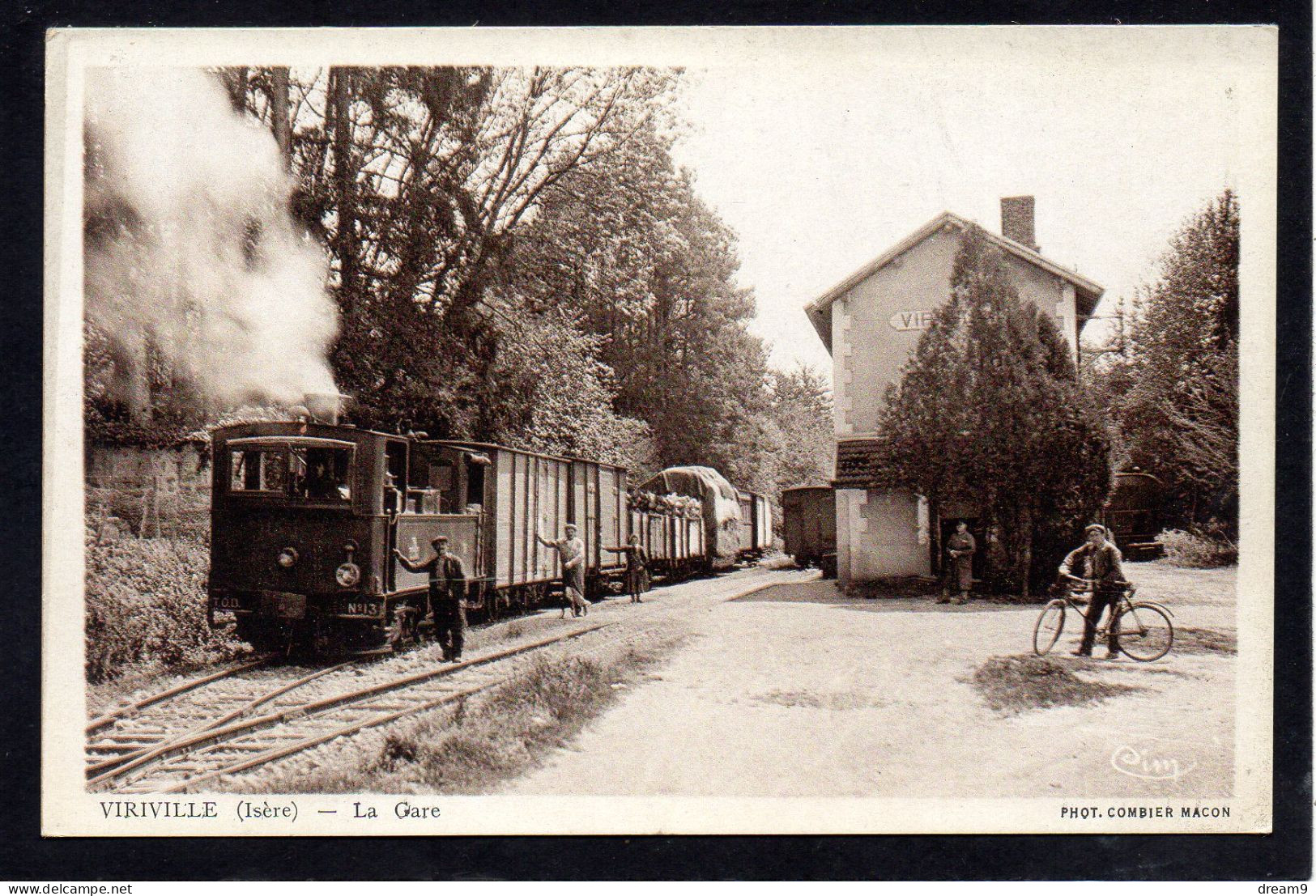 38 VIRIVILLE - La Gare - Train - Viriville