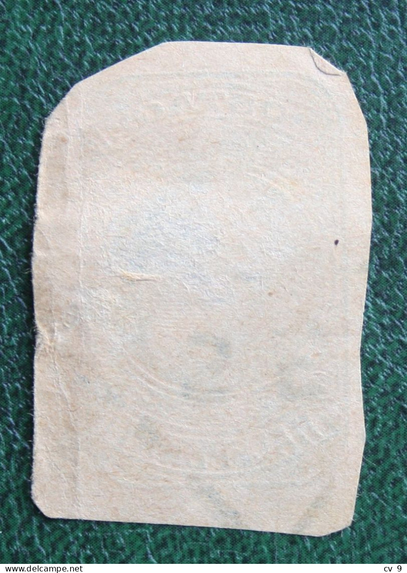 Half Penny King Edward VII Paper Cut Out Gestempeld / Used ENGLAND GRANDE-BRETAGNE GB GREAT BRITAIN - Non Classés