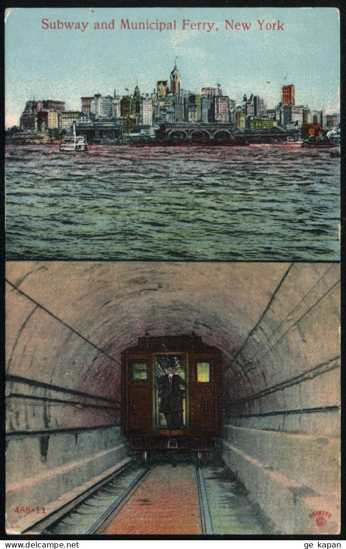 UNITED STATES NEW YORK Subway And Municipal Ferry - Transport