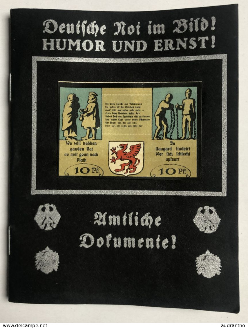 Livret Rare Avec 19 Billets Allemands Notgeld Années 1920 - BREMEN Deutsche Amerika Woche - Sonstige & Ohne Zuordnung