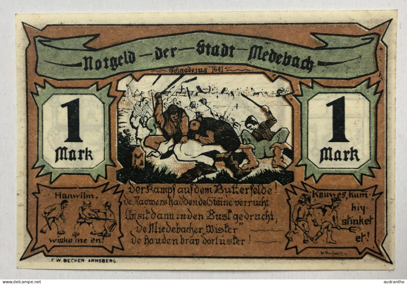 livret rare avec 19 billets allemands Notgeld années 1920 - BREMEN Deutsche amerika woche