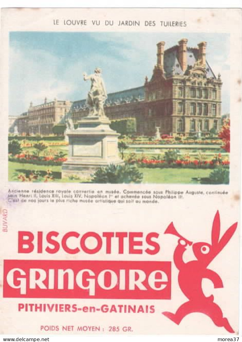 BUVARD  BISCOTTES GRINGOIRE - Biscottes