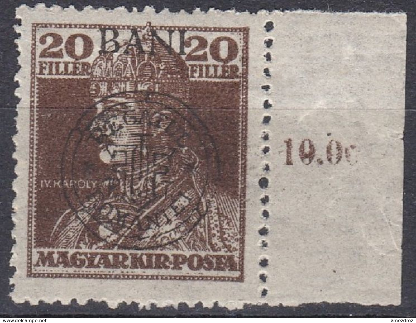 Transylvanie Cluj Kolozsvar 1919 N° 33 NMH ** Roi Charles IV    (J20) - Transylvania