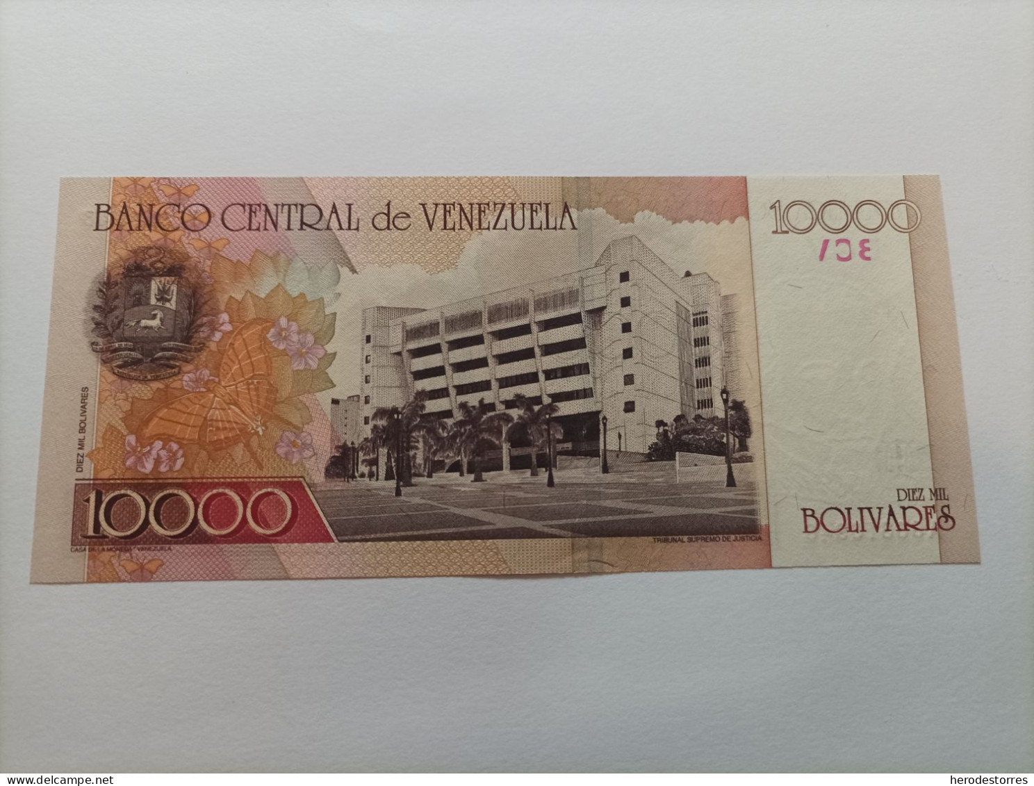 Billete De Venezuela De 10000 Bolívares, Año 2000, Serie A, UNC - Venezuela