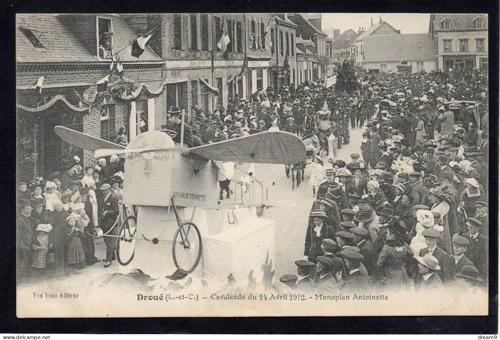 41 DROUE - Cavalcade Du 14 Avril 1912 - Monoplan Antoinette - Droue