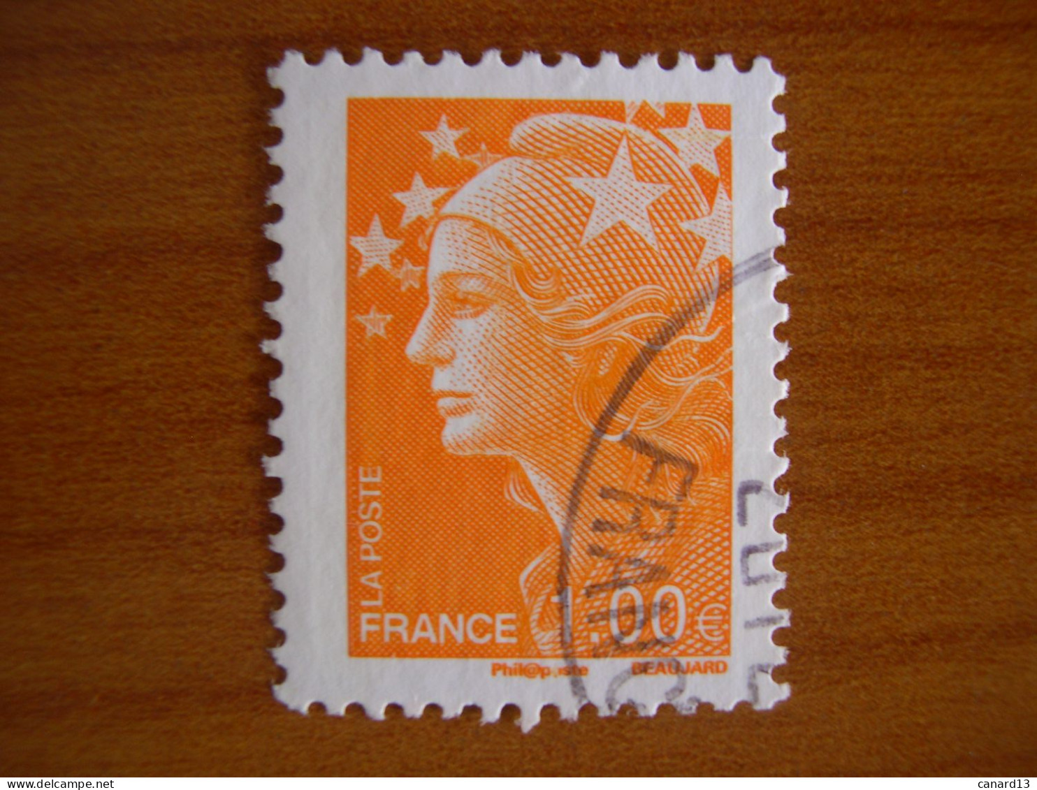 France Obl   Marianne N° 4235 Cachet Rond Noir - 2008-2013 Marianne (Beaujard)