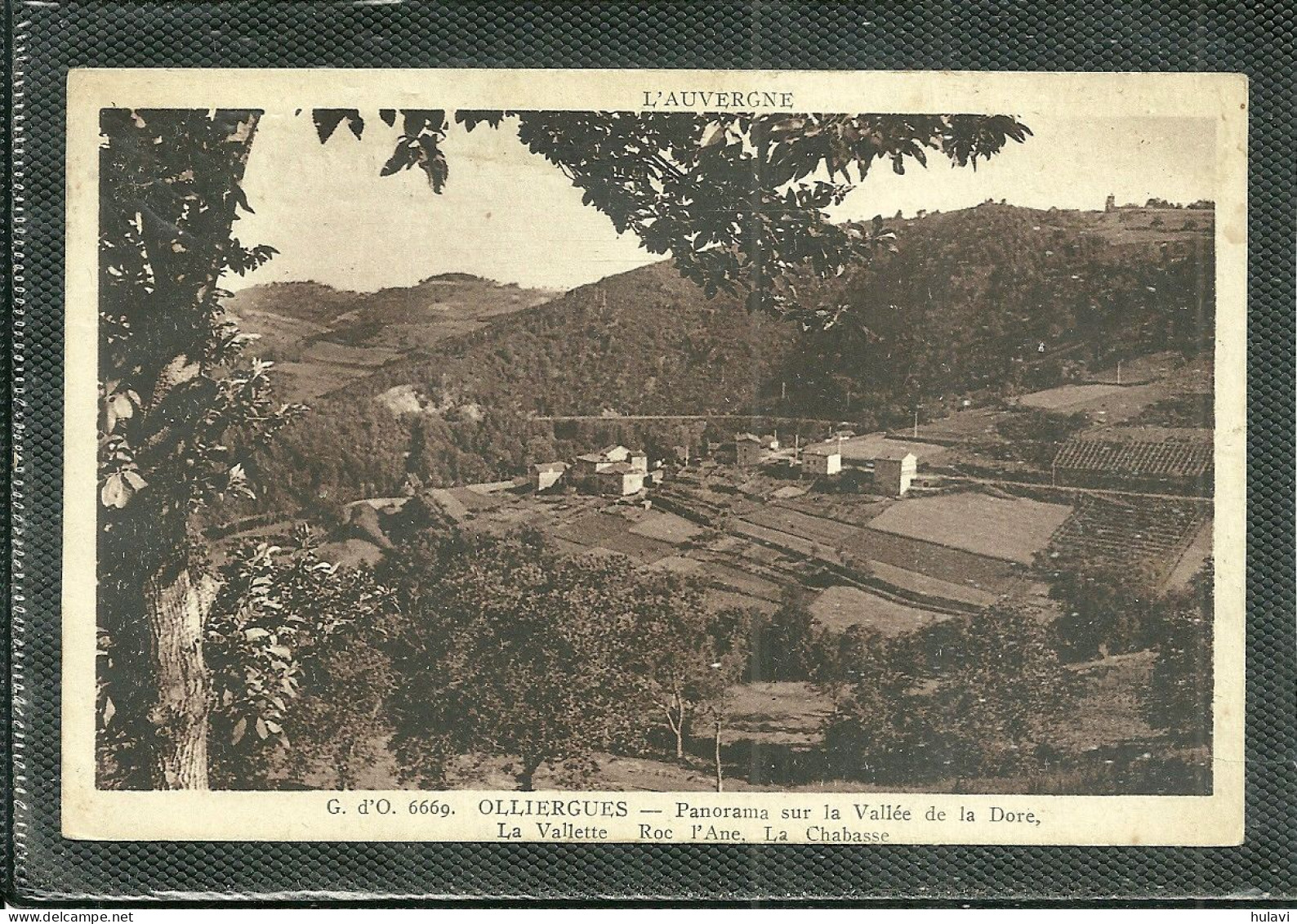 63  OLLIERGUES - PANORAMA SUR LA VALLEE DE LA DORE ..... (ref A7364) - Olliergues