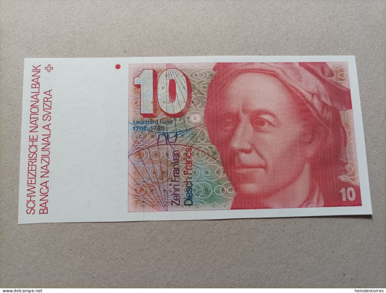 Billete De Suiza De 10 Francs, UNC - Suisse