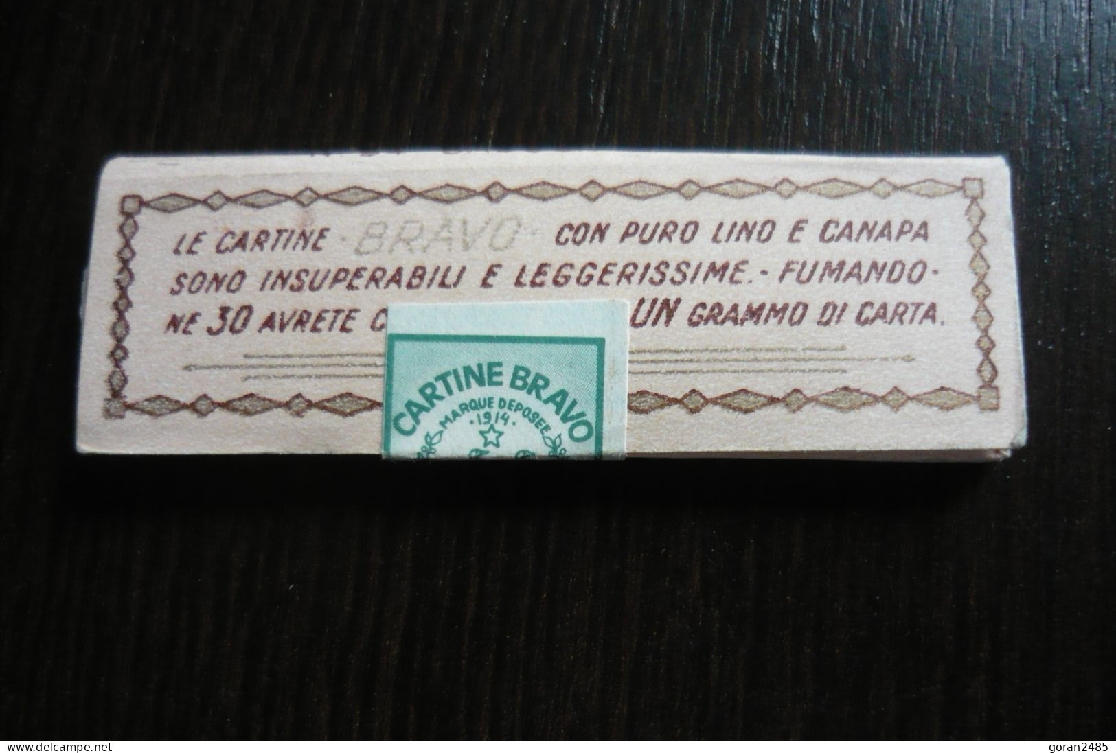 Italia, Trieste, Tobacco,cigarette Paper, Rolling Papers, Rizla "REX Bravo" - Altri & Non Classificati