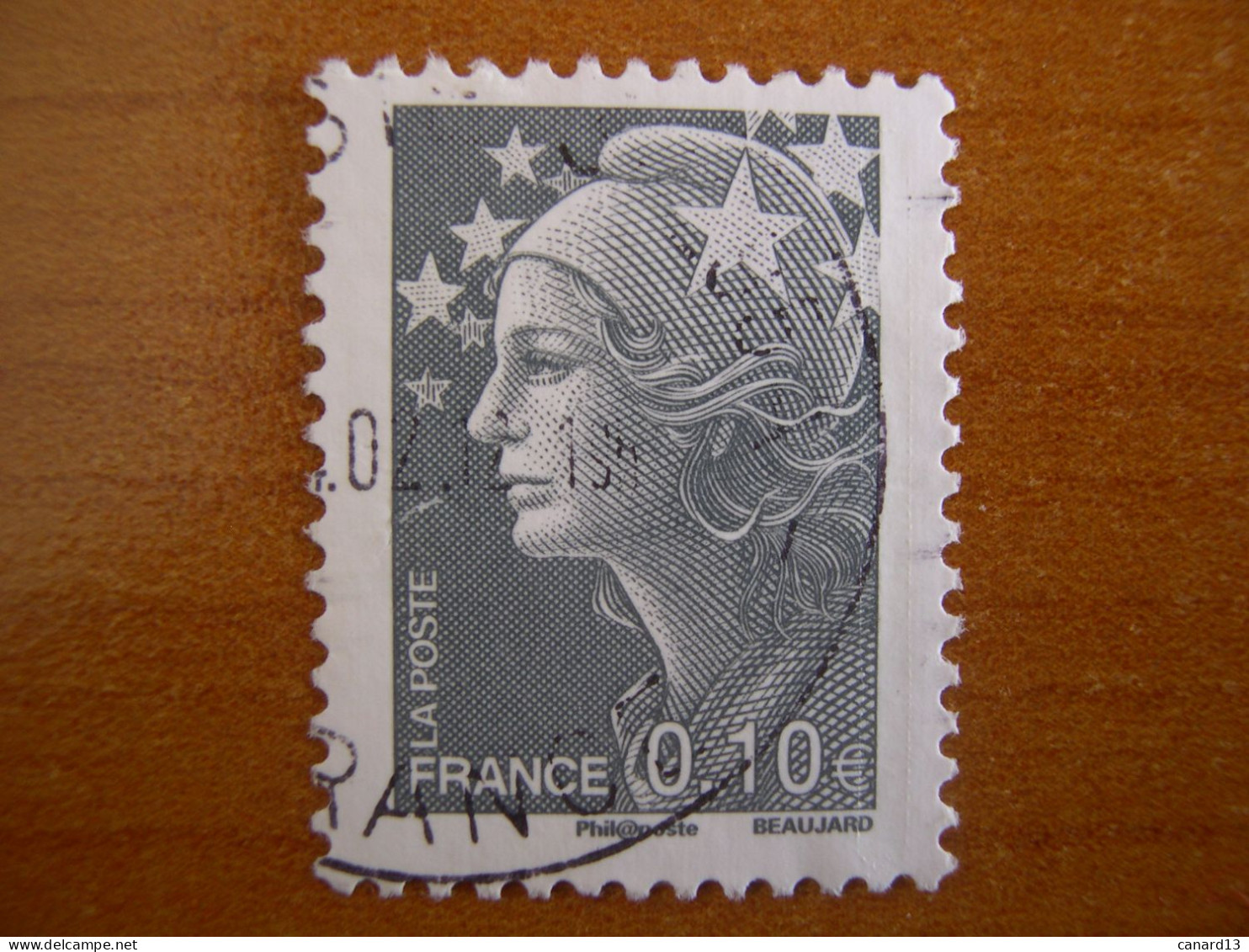 France Obl   Marianne N° 4228 Cachet Rond Noir - 2008-2013 Marianne Van Beaujard