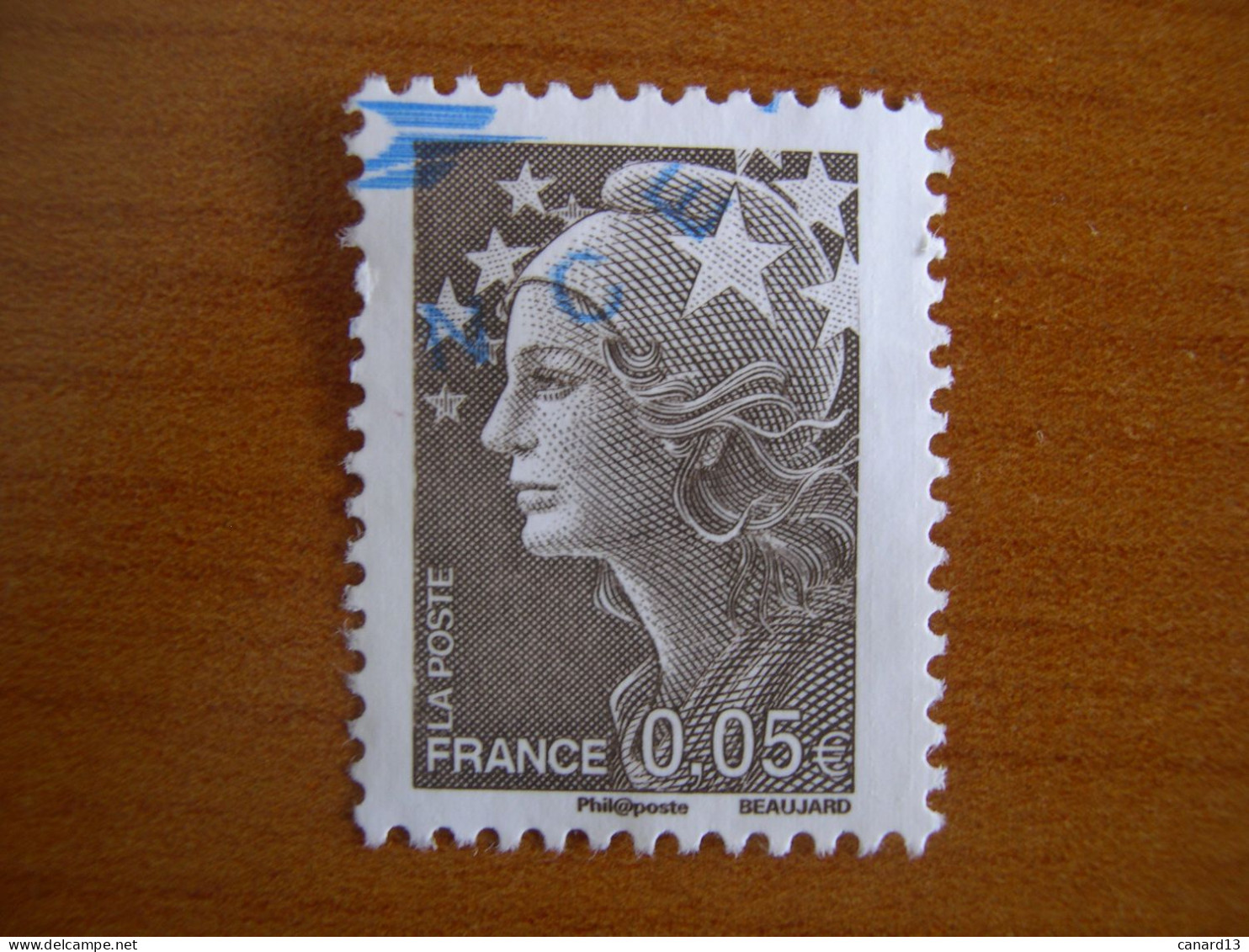 France Obl   Marianne N° 4227 Cachet Rond Bleu - 2008-2013 Marianne (Beaujard)