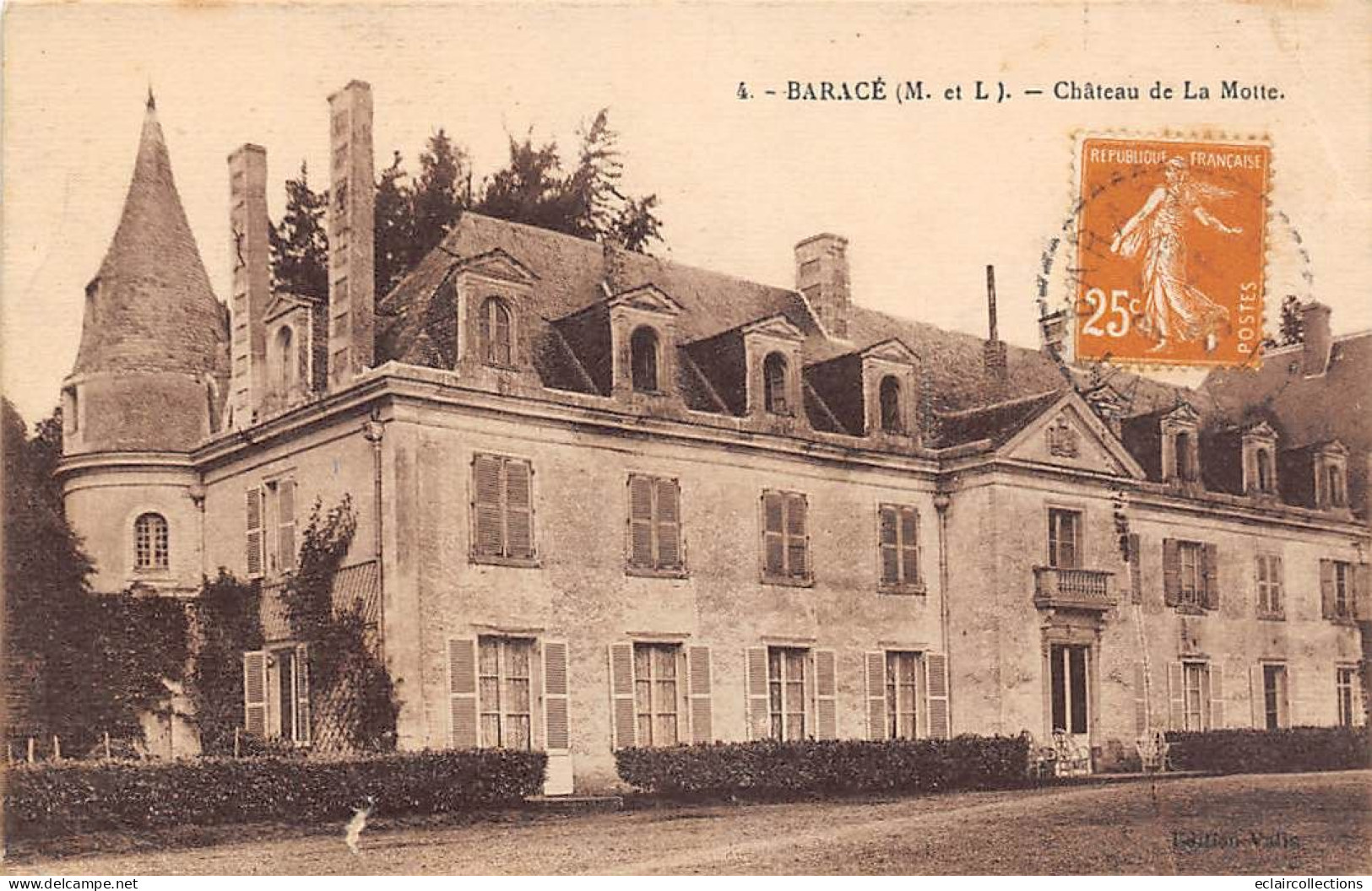 Baracé          49         Château De La Motte    N° 4    ( Voir Scan) - Sonstige & Ohne Zuordnung