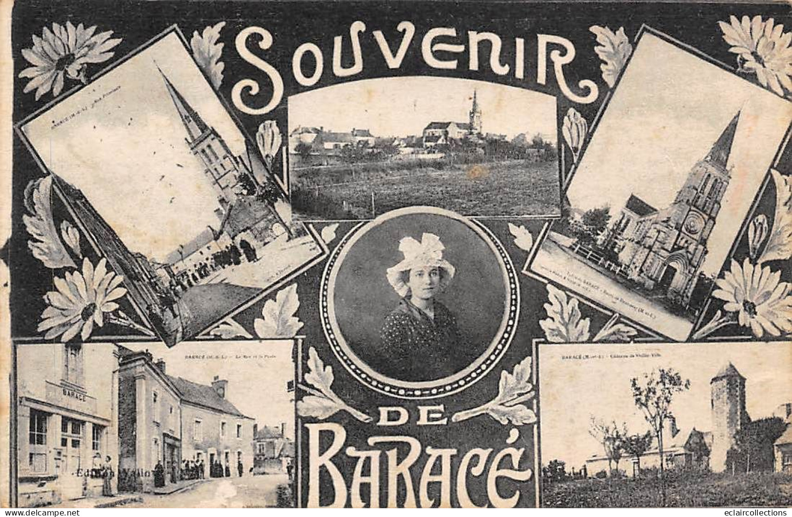 Baracé          49        Souvenir De Baracé. 5 Minivues + Coiffe     ( Voir Scan) - Other & Unclassified