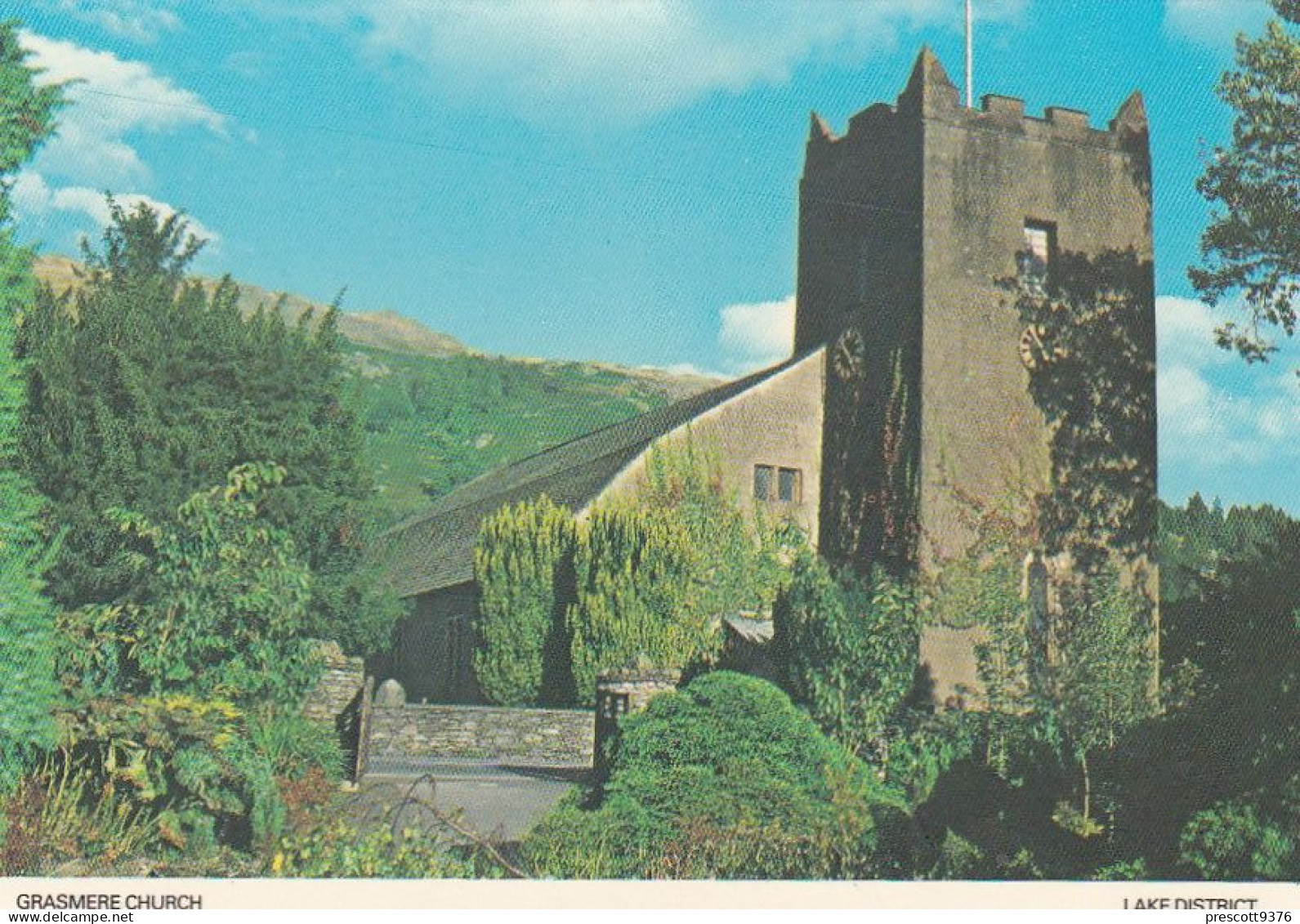 Grasmere Parish Church, Cumbria, UK - Unused Postcard - UK43 - Grasmere
