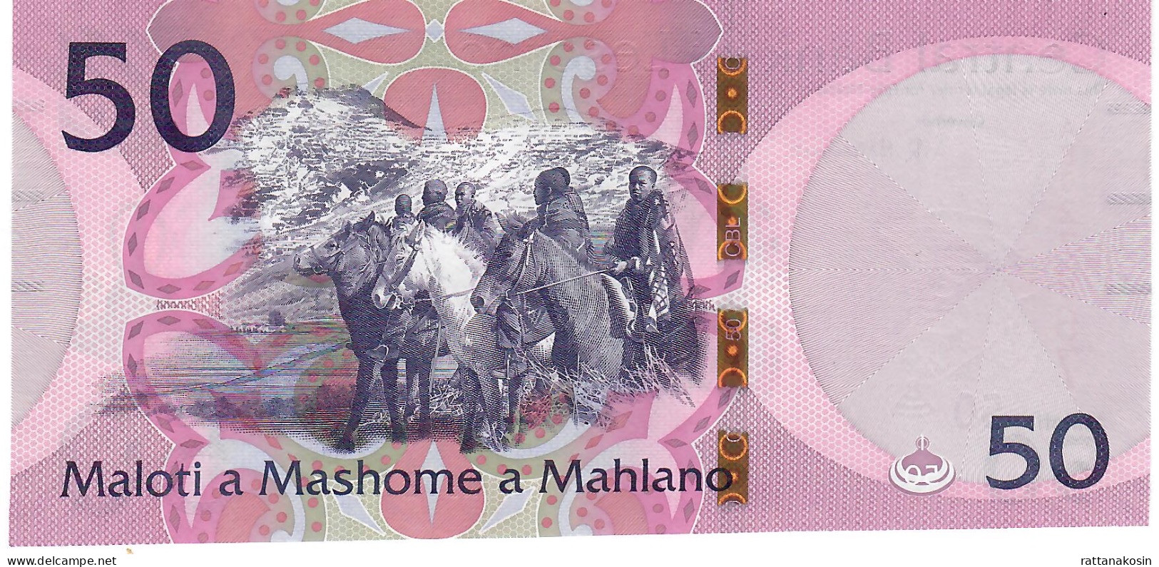 LESOTHO NLP (=B229) 50 MALOTI 2021 UNC. - Lesotho