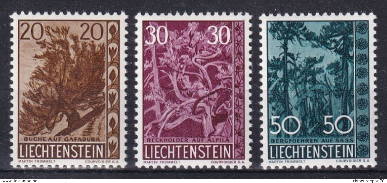 Liechtenstein 1960 Neufs Sans Charnieres ** - Ungebraucht