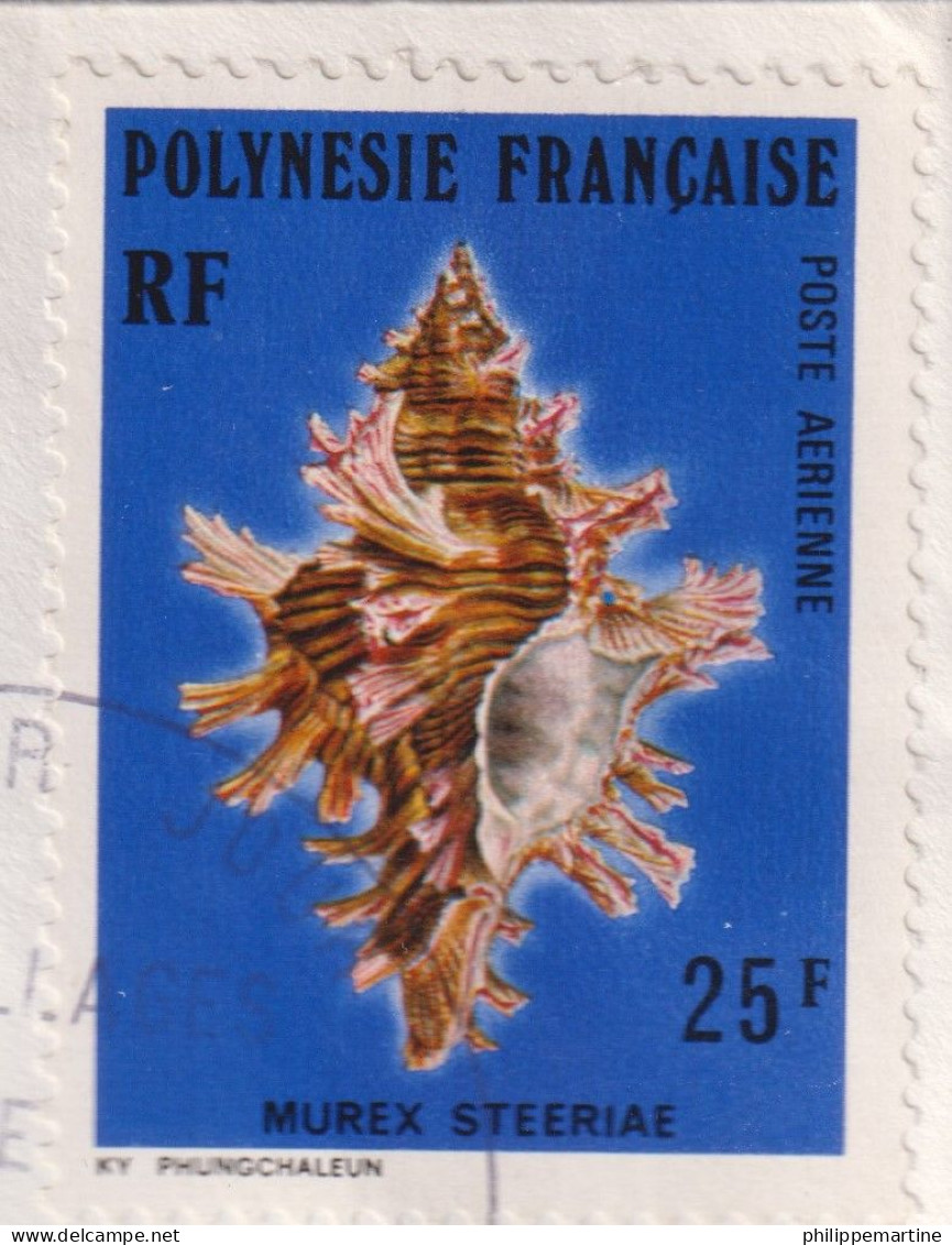 Polynésie Française 1977 - Poste Aérienne YT 114 (o) Sur Fragment - Gebruikt