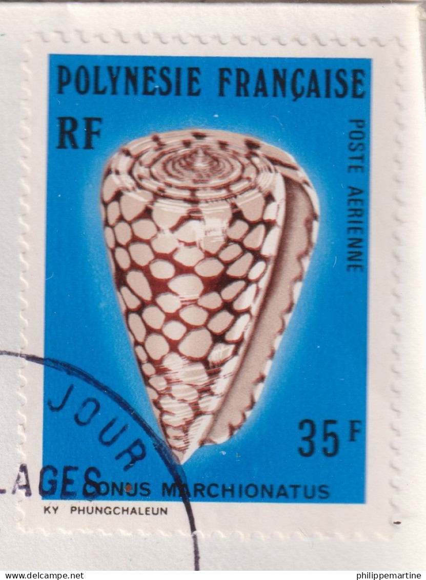 Polynésie Française 1977 - Poste Aérienne YT 116 (o) Sur Fragment - Gebruikt