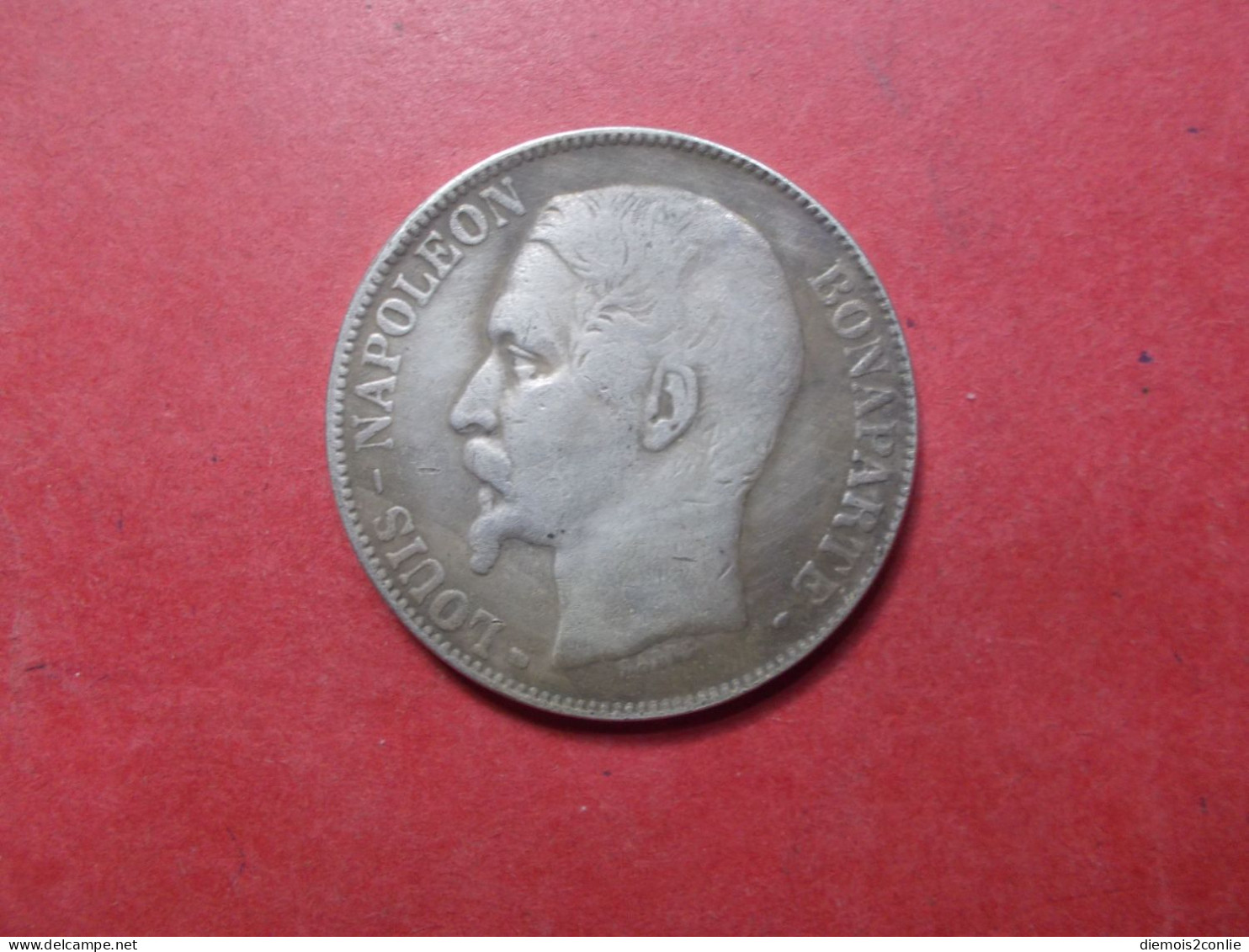 REPLIQUE COPIE Pièce Monnaie France 5 Francs Napoleon III (P19) - Varietà E Curiosità