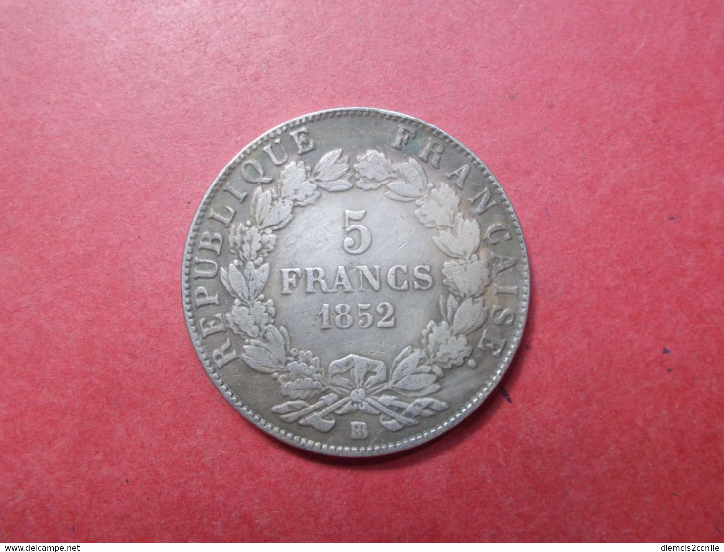 REPLIQUE COPIE Pièce Monnaie France 5 Francs Napoleon III (P19) - Varietà E Curiosità