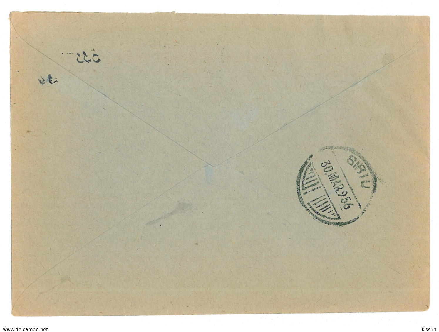 CIP 11 - 33-a Bucuresti - REGISTERED Cover - 1956 - Cartas & Documentos