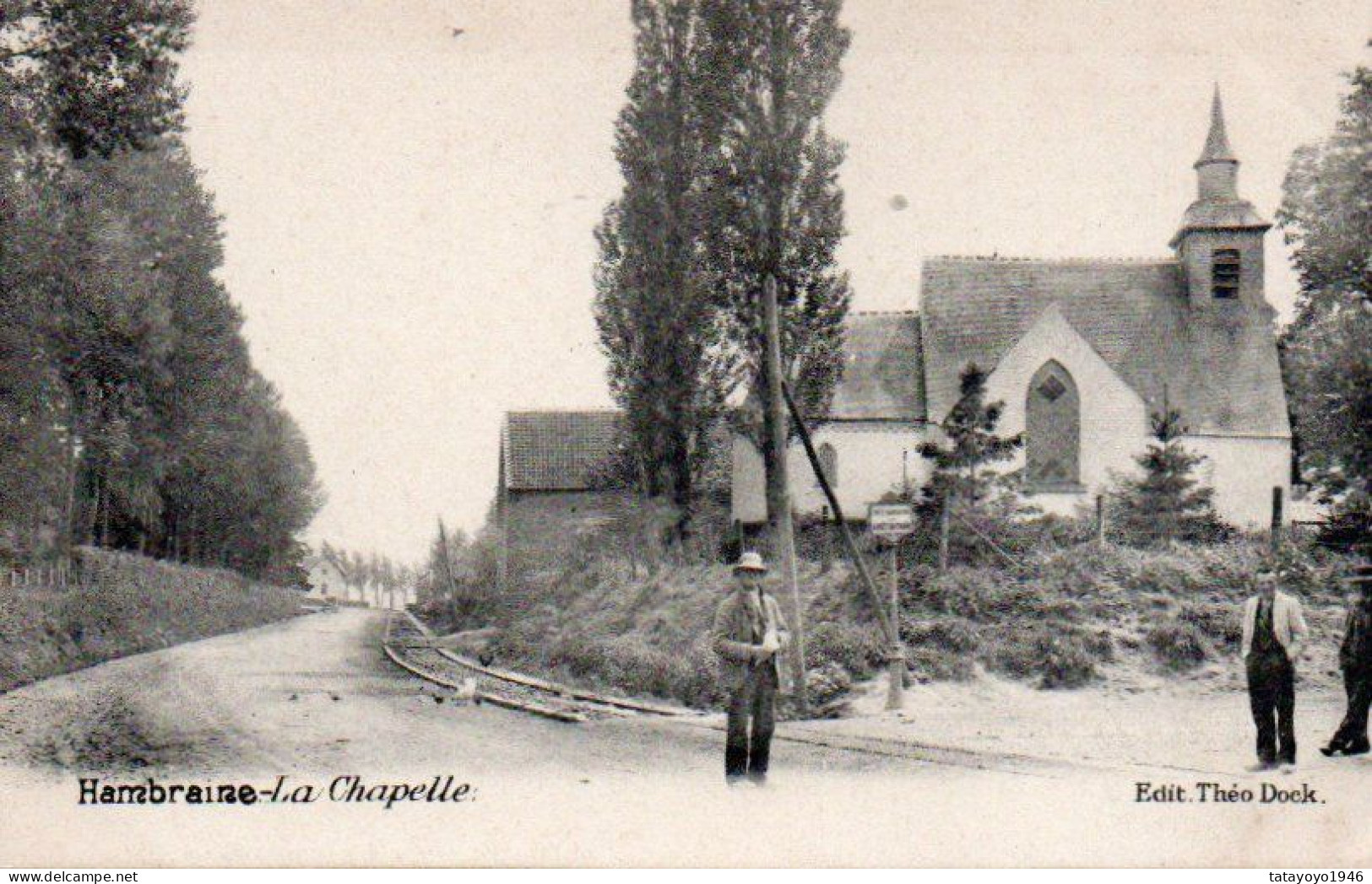 Hambraine  La Chapelle Rails Du Tram Animée N'a Pas Circulé - Fernelmont