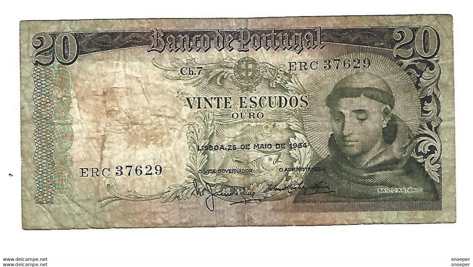 *portugal 20 Escudos 1964   70 - Portugal