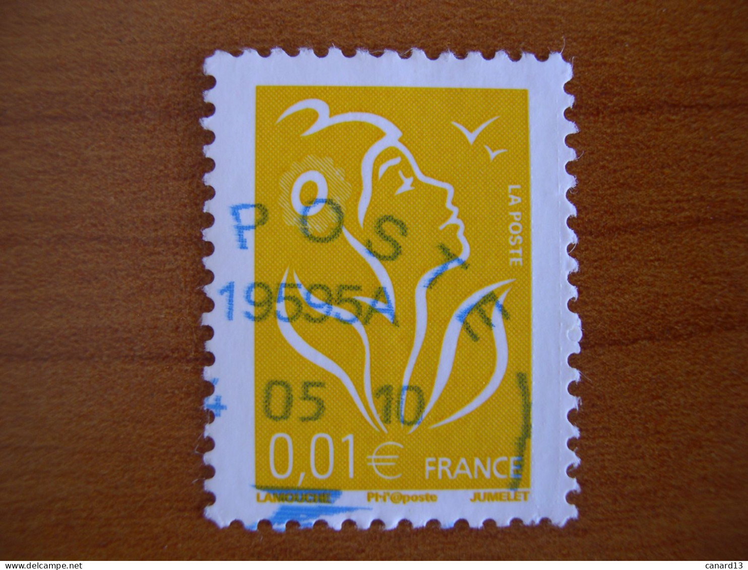 France Obl   Marianne N° 3731A  Cachet Rond Bleu - 2004-2008 Marianne (Lamouche)