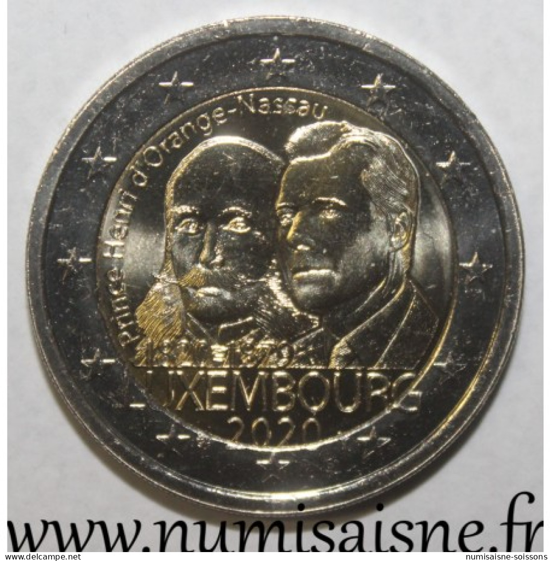 LUXEMBOURG - 2 EURO 2020 - BICENTENAIRE DE LA NAISSANCE DU PRINCE HENRI - SPL - Lussemburgo