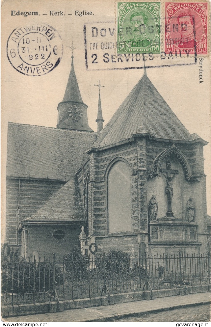 EDEGEM  KERK  EGLISE           ZIE SCANS - Edegem